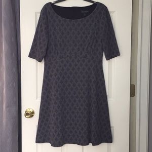 Connected Apparel Grey A-Line Midi Dress 12